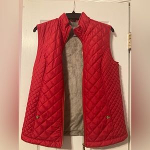 ( “Laura Scott”) - Red Zip Up Vest